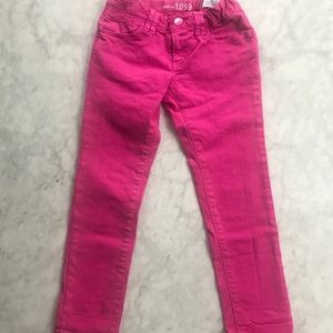Girls size 6 Gap Kids hot pink skinny jeans